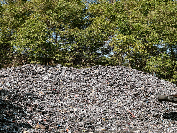 Toy car on the road.